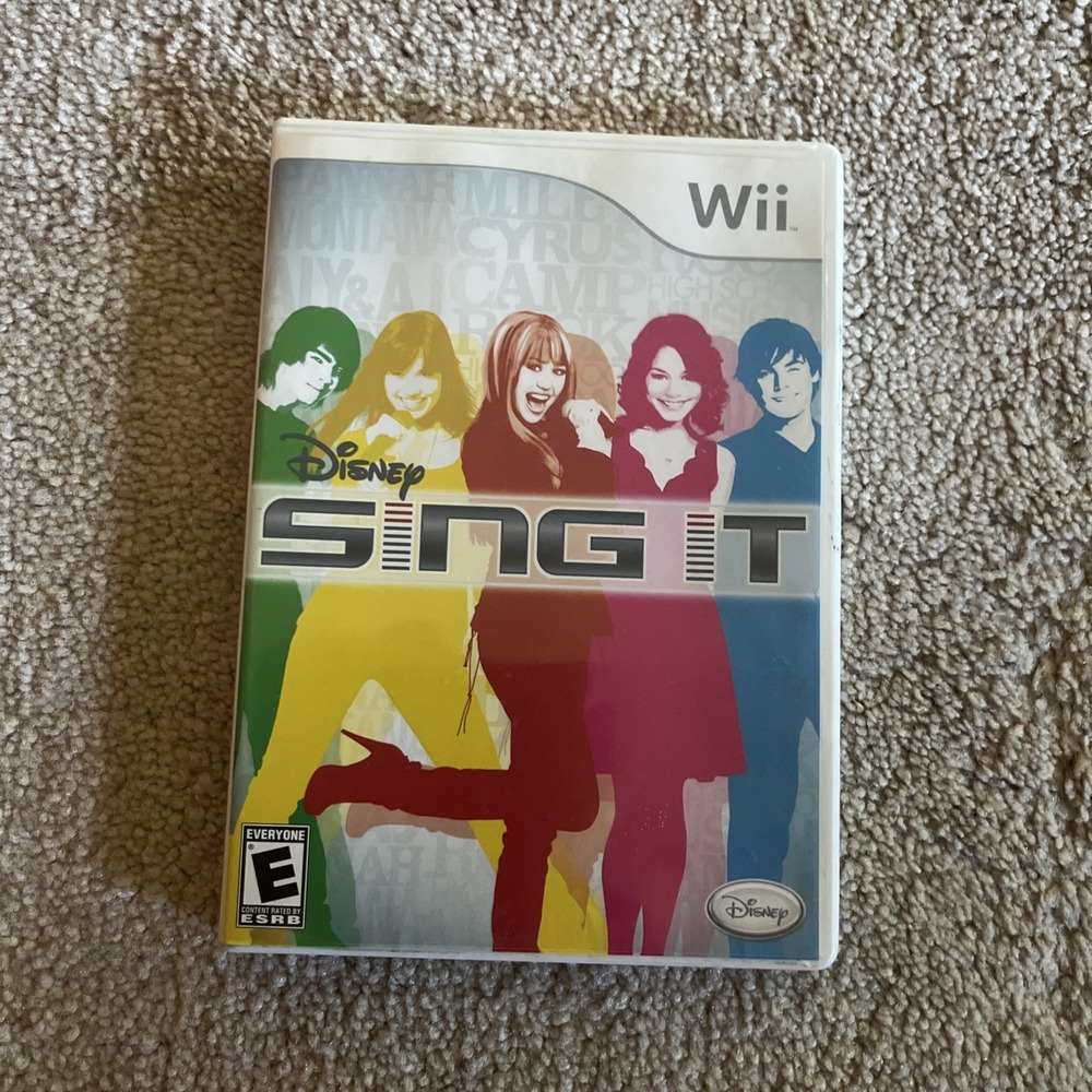 Nintendo Wii game - Disney Sing It Camp Rock - Complete - PAL EUROPEAN VERSION